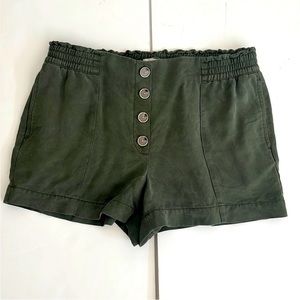 Loft Army Green Shorts
